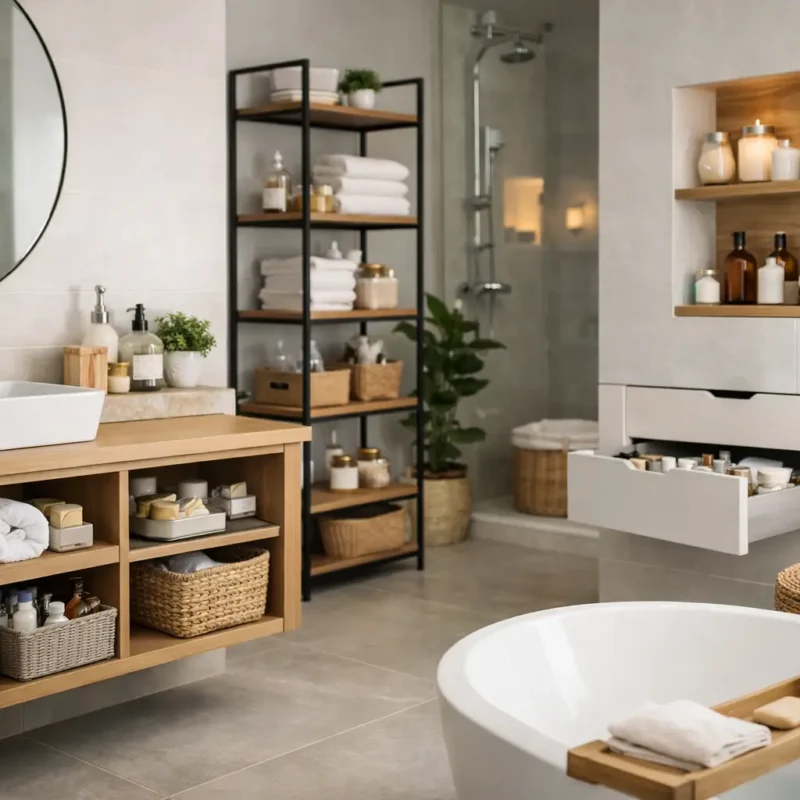 10 Modern Bathroom Storage Ideas That Work