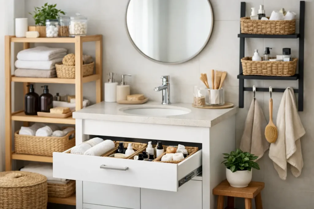 15 Best Bathroom Storage Ideas That Actually Work