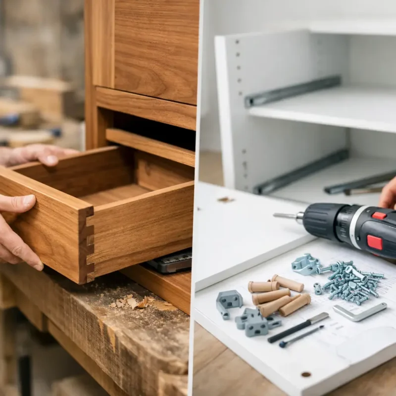 Custom Joinery vs Flatpack Cabinets for Your Home