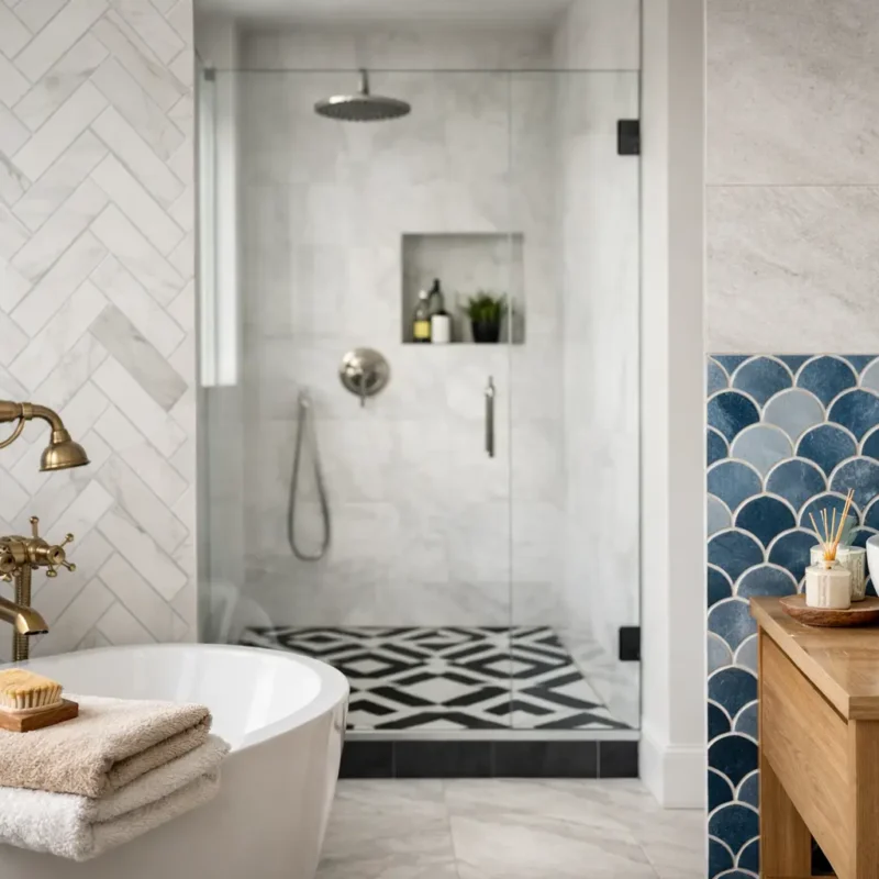 Best Bathroom Tile Patterns for a Lasting Look