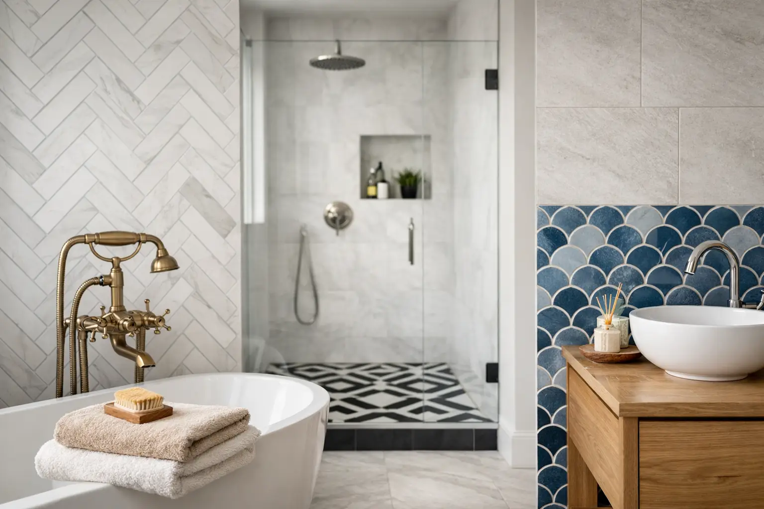 Best Bathroom Tile Patterns for a Lasting Look