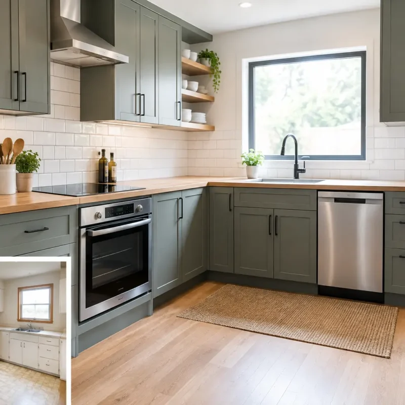 Small Kitchen Renovation Example: Smart Layouts