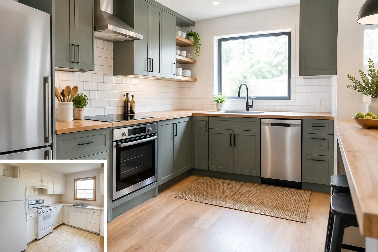 Small Kitchen Renovation Example: Smart Layouts