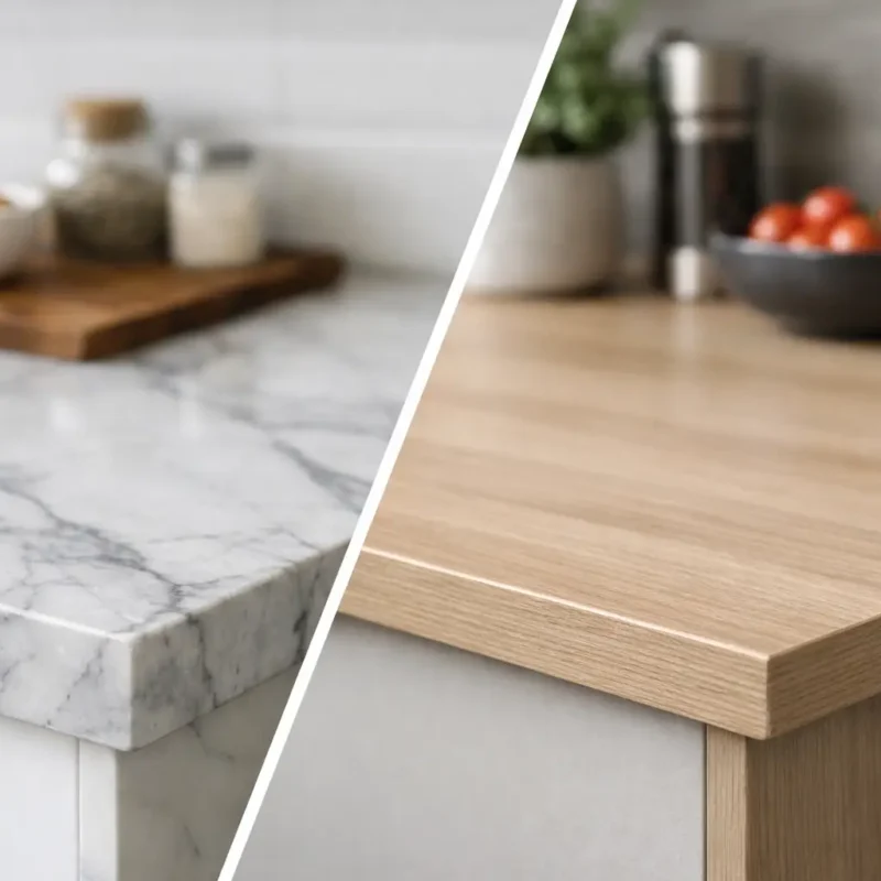 Stone Benchtops vs Laminate Surfaces Compared